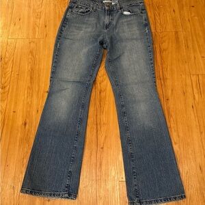 Levis 515 Bootcut Jeans Womens 10M Blue Mid Rise Stretch Medium Wash Denim 29x30